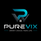 PUREVIX logo with brand tagline on a black background