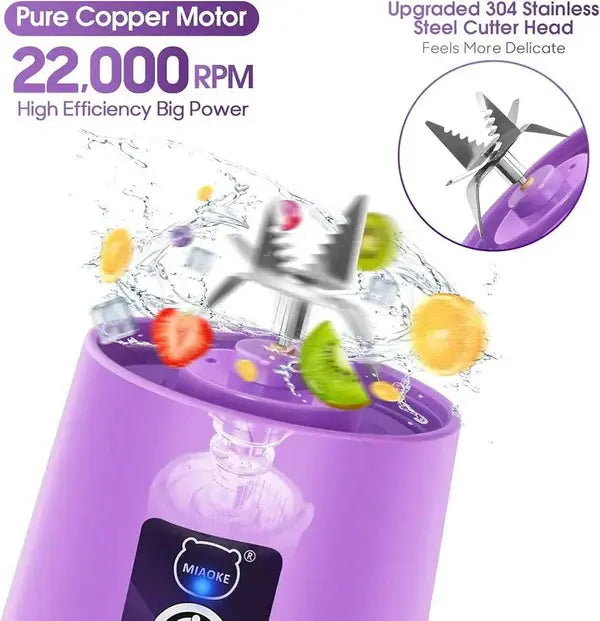 Portable Mini Juicer Machine – Fresh Smoothies Anytime, Anywhere image 2