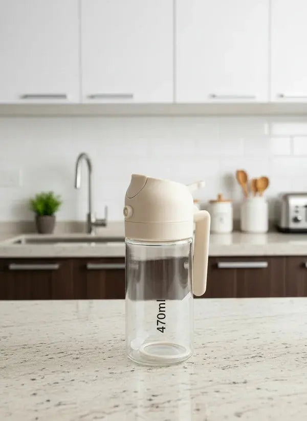 2-in-1 Kitchen Oil Spray Bottle – Multipurpose Glass Oil Dispenser image 5