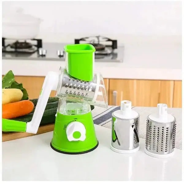 Effortless Vegetable Cutter Machine with Rotary Drum – Safe & Easy Slicing at Home image 3